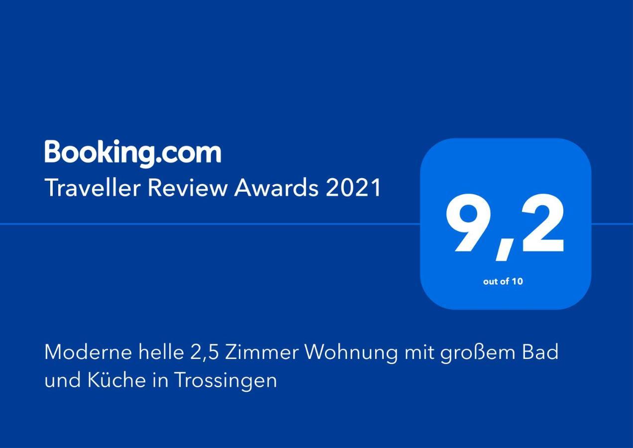Moderne Helle 2,5 Zimmer Wohnung Mit Grossem Bad Und Kueche In ทรอสซิงเงิน ภายนอก รูปภาพ